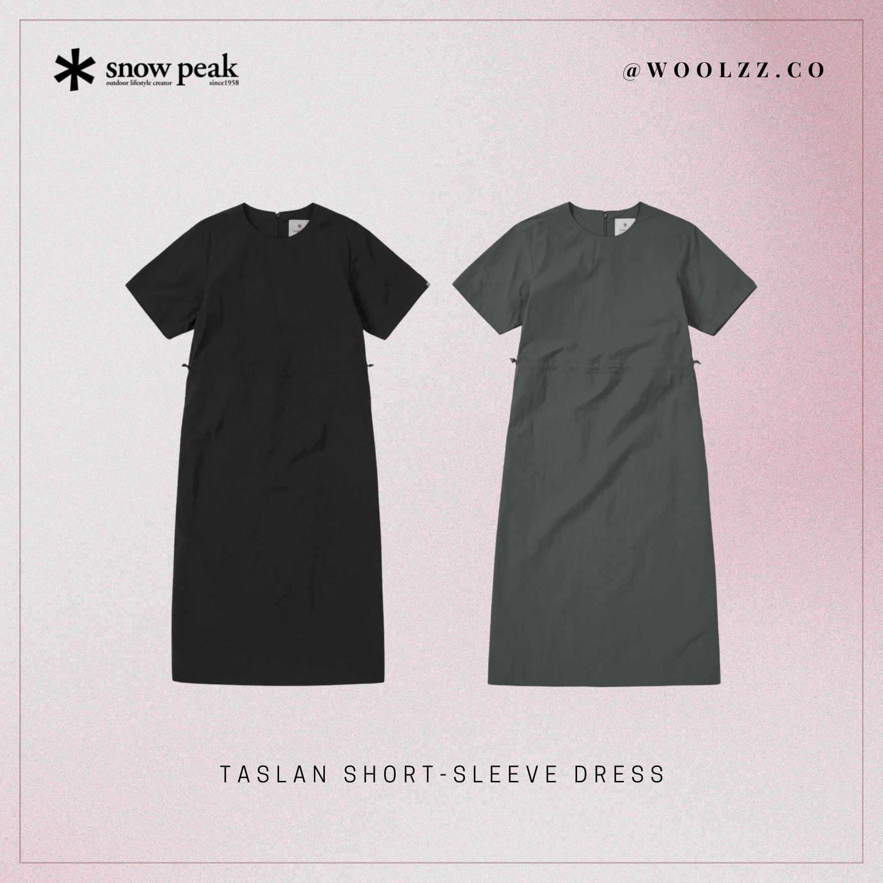 Snow Peak Taslan 短袖洋裝 S26MWL-OP53