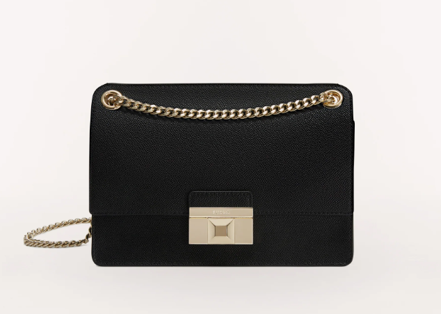 [U] FURLA NERO WB0093700104S00A0054JVX VENERE S CROSSOVER - VITELLO ANDROMEDA, 8050597280585 (UF479)