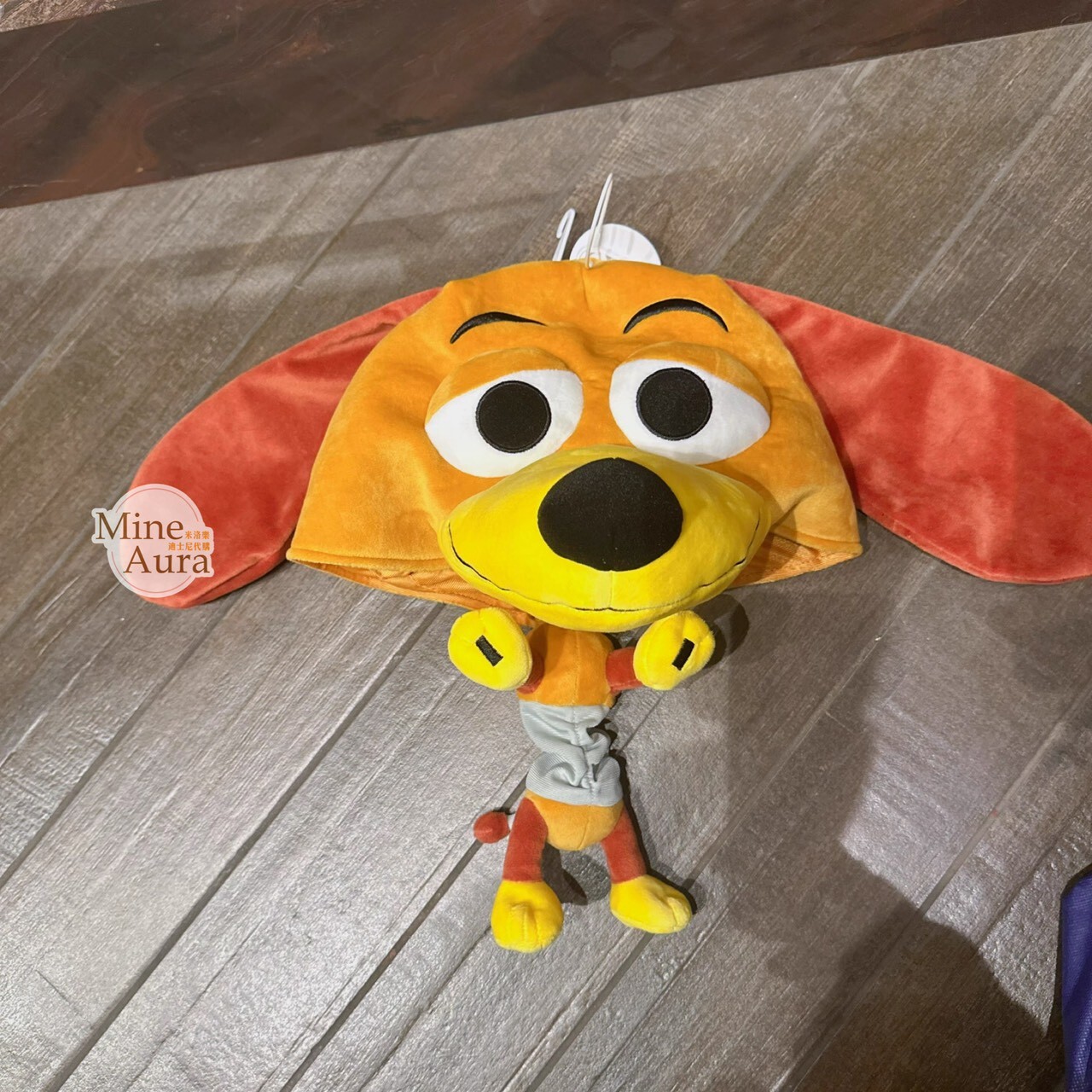 彈簧狗 Slinky Dog 大頭小身體絨毛 造型帽 帽子 頭套 玩具總動員 Toy Story -上海迪士尼樂園