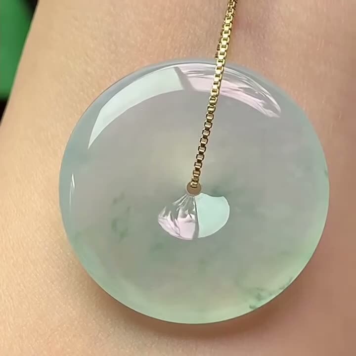 38340 翡翠平安扣 (29.3mm直徑)