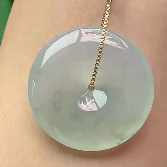 38340 翡翠平安扣 (29.3mm直徑)