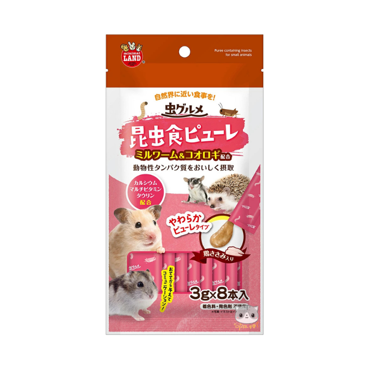 Marukan 小動物昆蟲醬營養泥 3gx8pcs