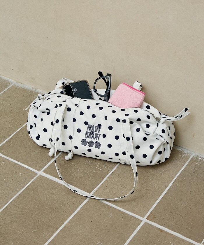 🇯🇵 PUBLUX X MARY QUANT 波士頓包 手提包 單肩包 波點 素色 / 預購