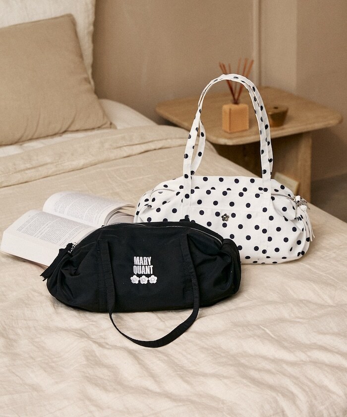 🇯🇵 PUBLUX X MARY QUANT 波士頓包 手提包 單肩包 波點 素色 / 預購