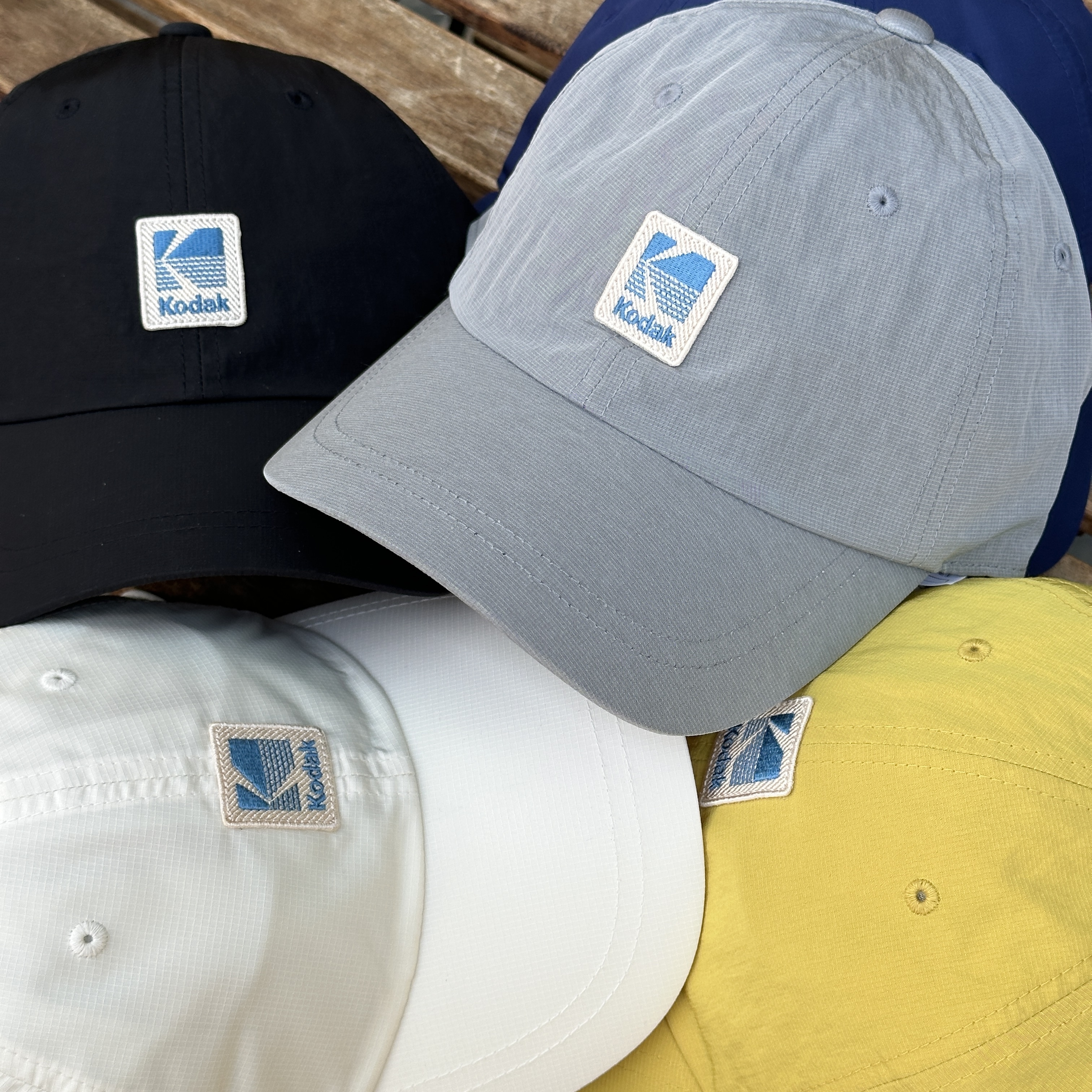【現貨】Kodak 柯達 刺繡藍logo 速乾 尼龍老帽 K6243LCP32