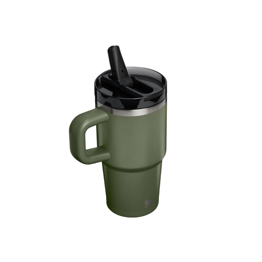 STANLEY 防漏吸管隨手杯 0.59L / 軍綠色