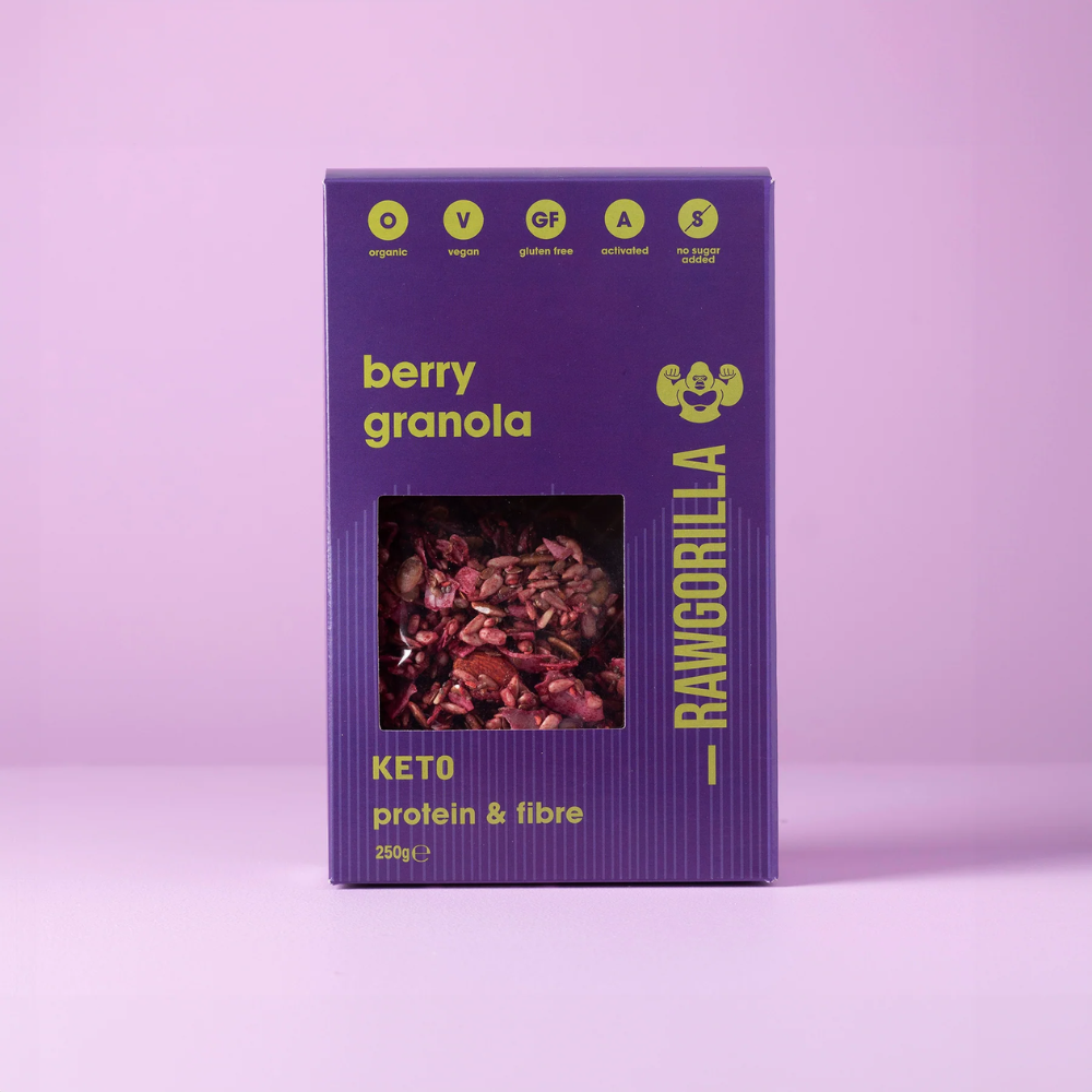 【Damaged Package】 Raw Gorilla Keto Berry Granola (250g) (57112D)