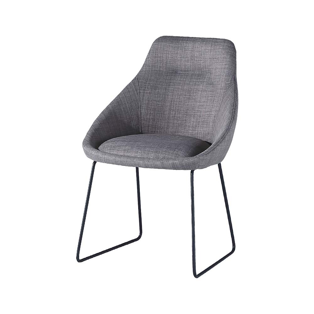 柏蒂家居-格羅斯簡約造型餐椅/休閒椅-四入組合(二色可選)