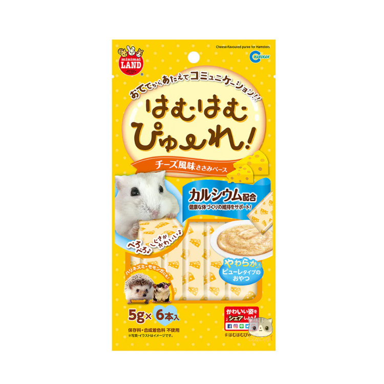Marukan 小動物芝士雞肉泥 5gx6pcs