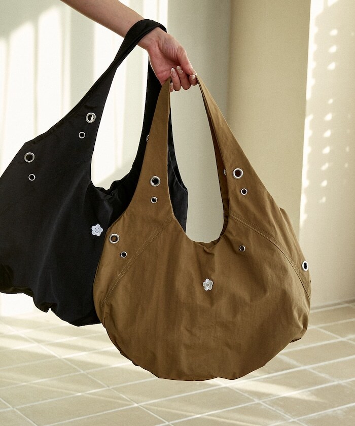 🇯🇵 PUBLUX X MARY QUANT 金屬孔眼 月亮包 月牙包 半月包 單肩包 手提包 / 預購