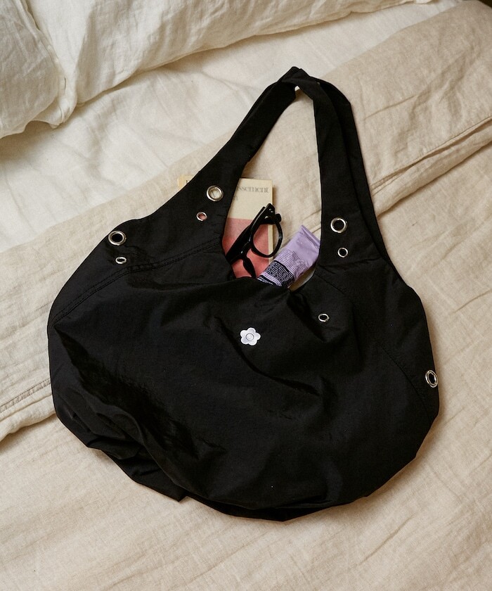 🇯🇵 PUBLUX X MARY QUANT 金屬孔眼 月亮包 月牙包 半月包 單肩包 手提包 / 預購