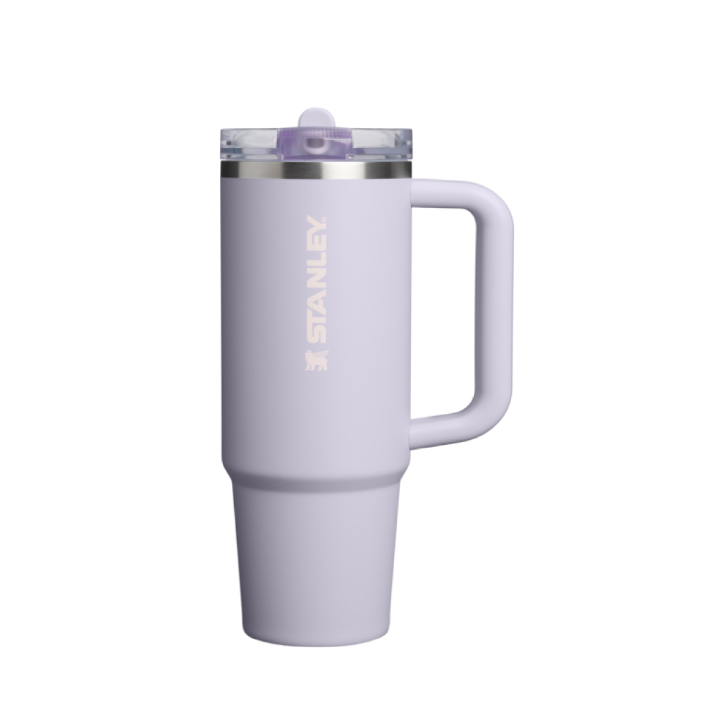 STANLEY 防漏吸管隨手杯 0.88L / 柔霧紫