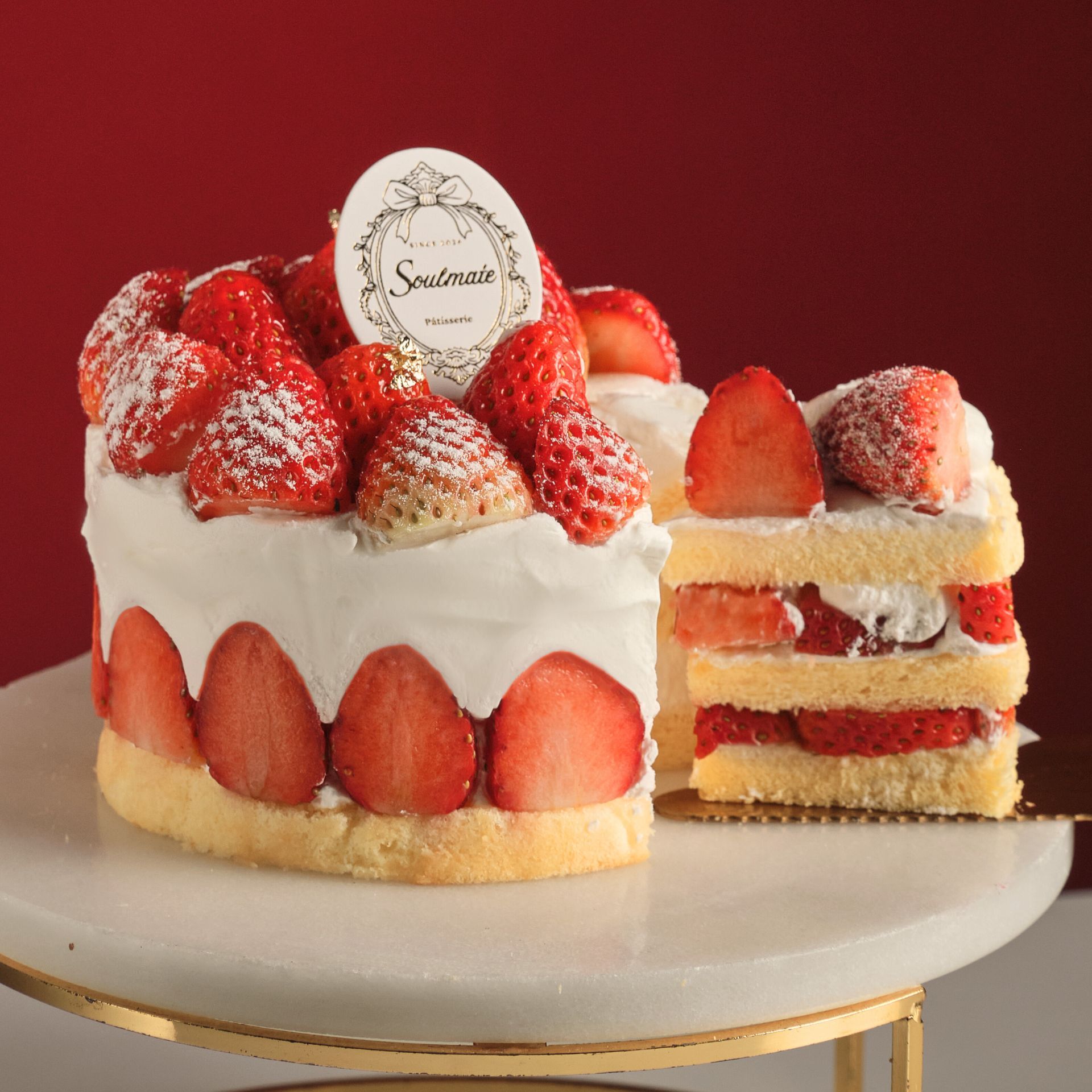 士多啤梨 忌廉蛋糕