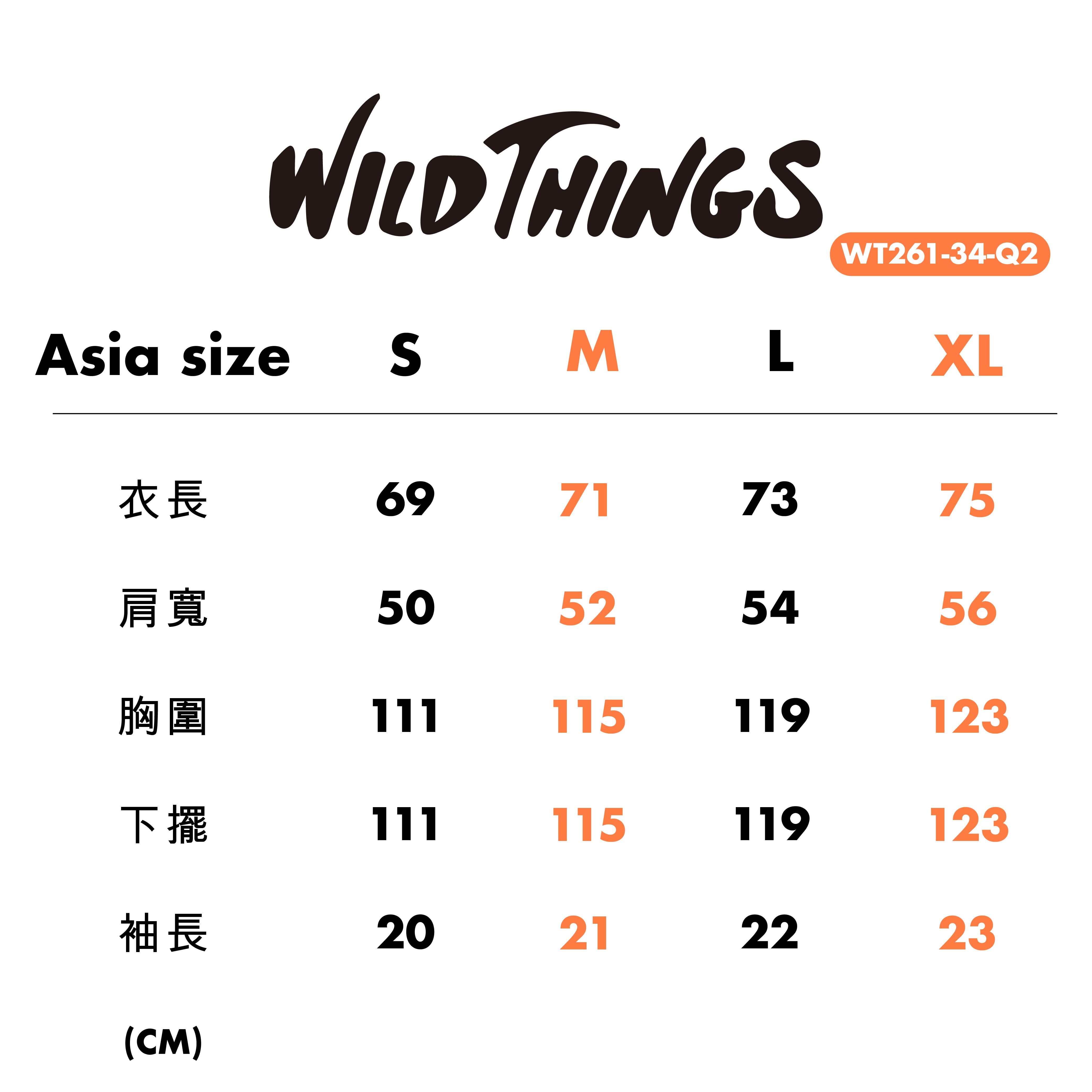 Wild Things WILDERNESS GEAR 短Tee WT261-34-Q2