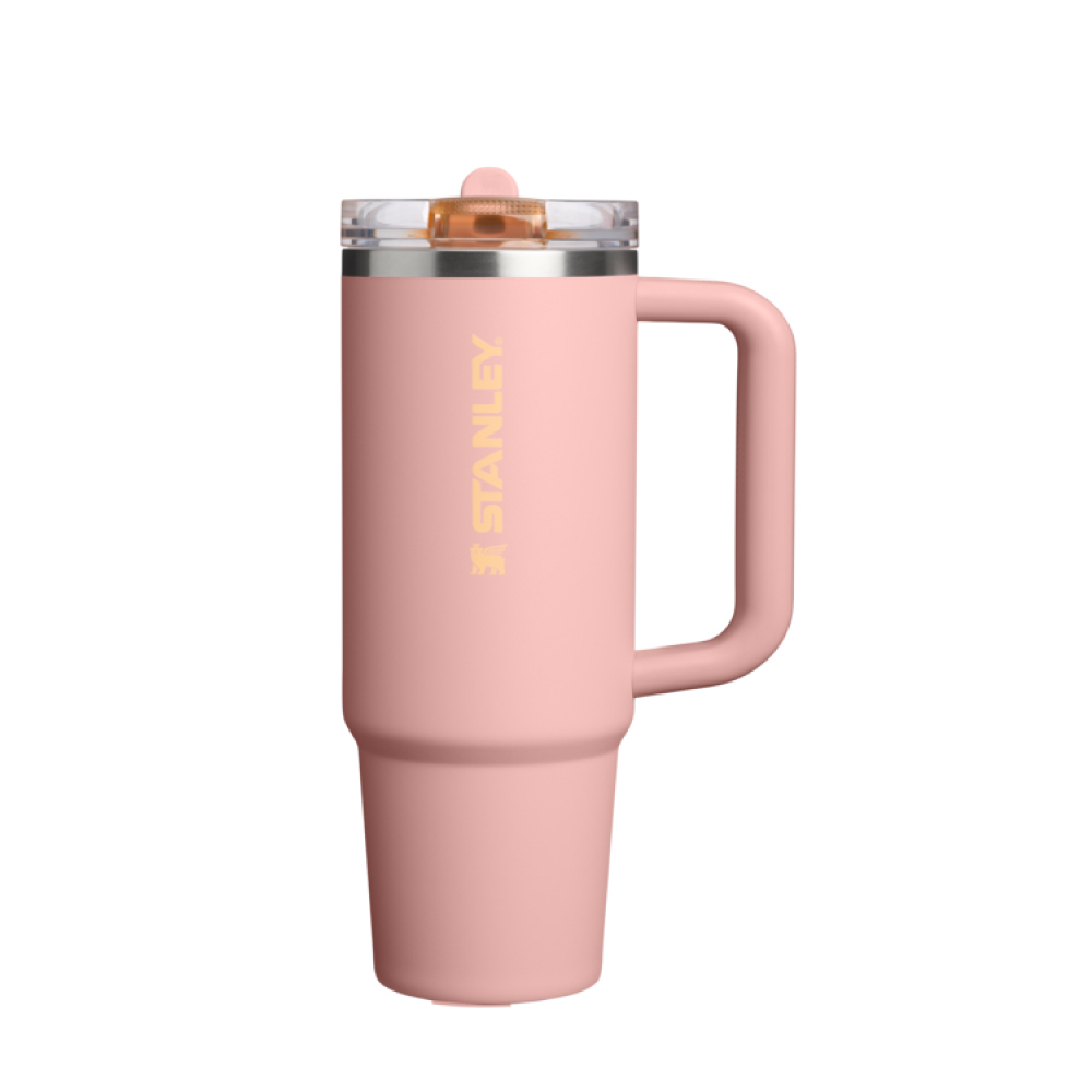 STANLEY 防漏吸管隨手杯 0.88L / 蜜桃粉