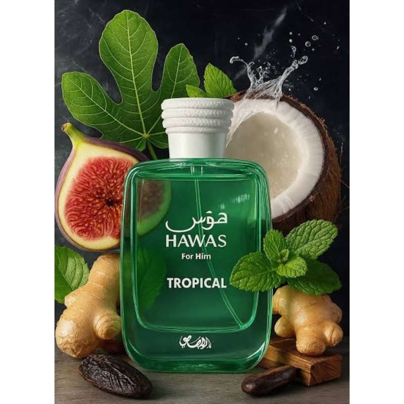 (2025 新款) Rasasi Hawas Tropical 男士濃香水 100ml (Barcode: 614514464441)