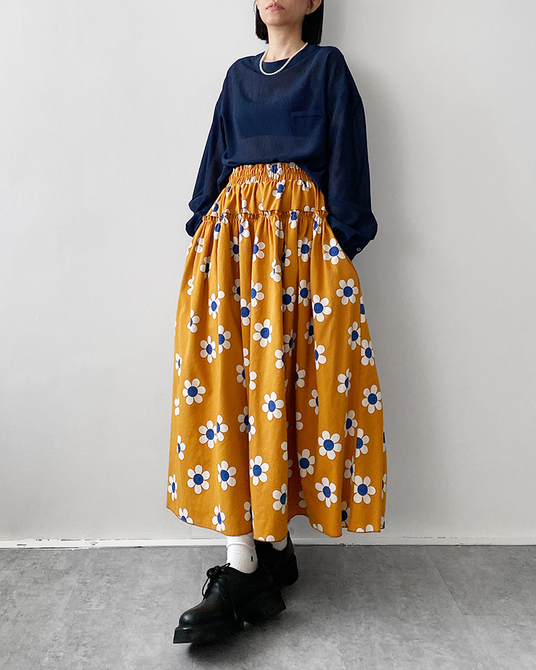 MKS-2878 微笑花朵長裙