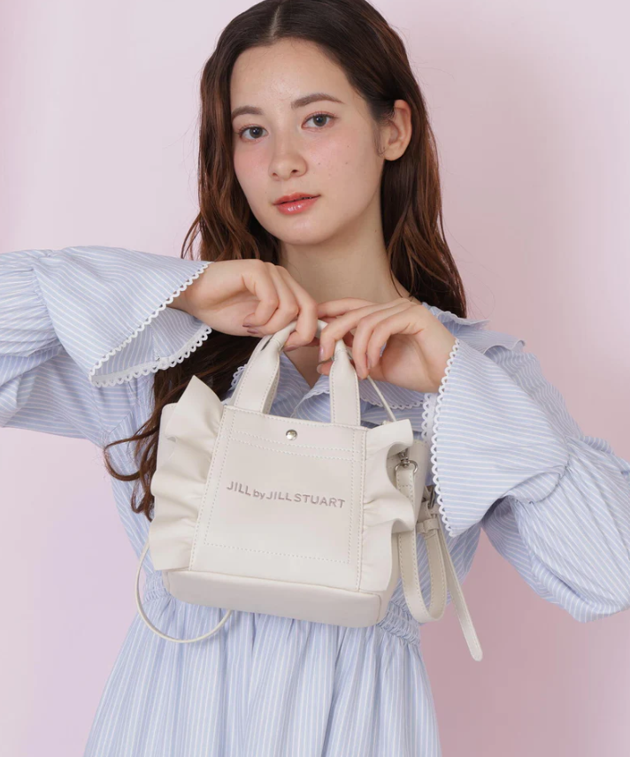 [預購] JILL by JILL STUART 荷葉邊迷你手提包