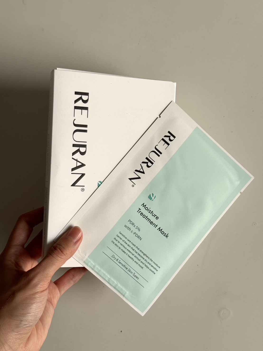 真D好用!! 麗珠蘭 Rejuran PDRN 5%超水光 深層保濕 再生修復面膜 一盒五片 頂級面膜