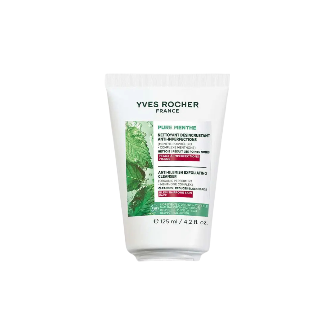 Yves Rocher Pure Menthe Anti-Blemish Exfoliation Cleanser 125ml