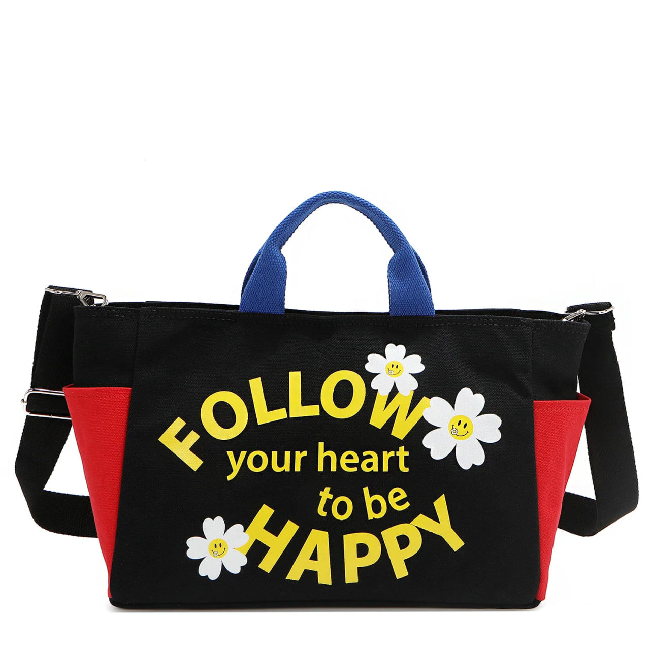 [S] MAKOMAKI BLACK WHAT HAPPINESS IS FOUND NEAR YOU BAG, SMMK136 (SMMK136)