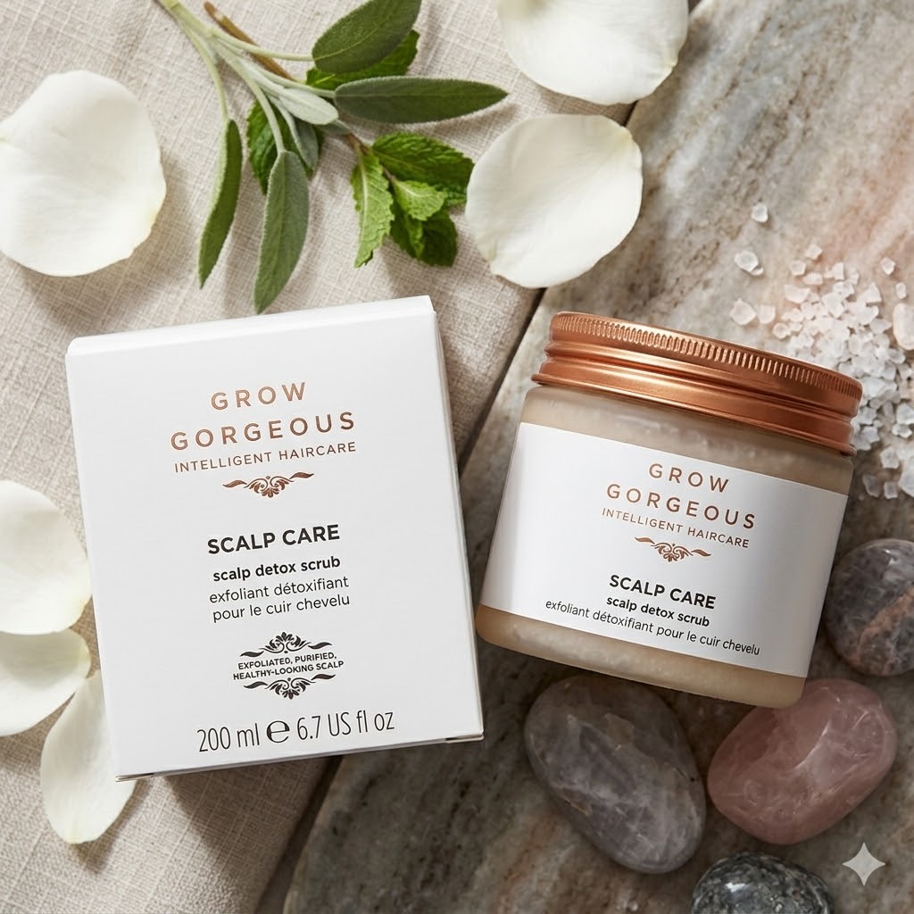 【直播】LX031913 Grow Gorgeous 頭皮深層淨化磨砂膏 200ml