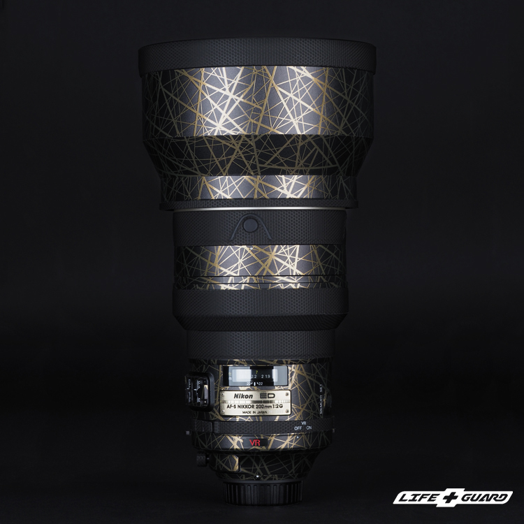 【LIFE+GUARD】Nikon AF-S 200mm F2 G ED VR 遮光罩特寫，MATI霧鈦｜質感設計