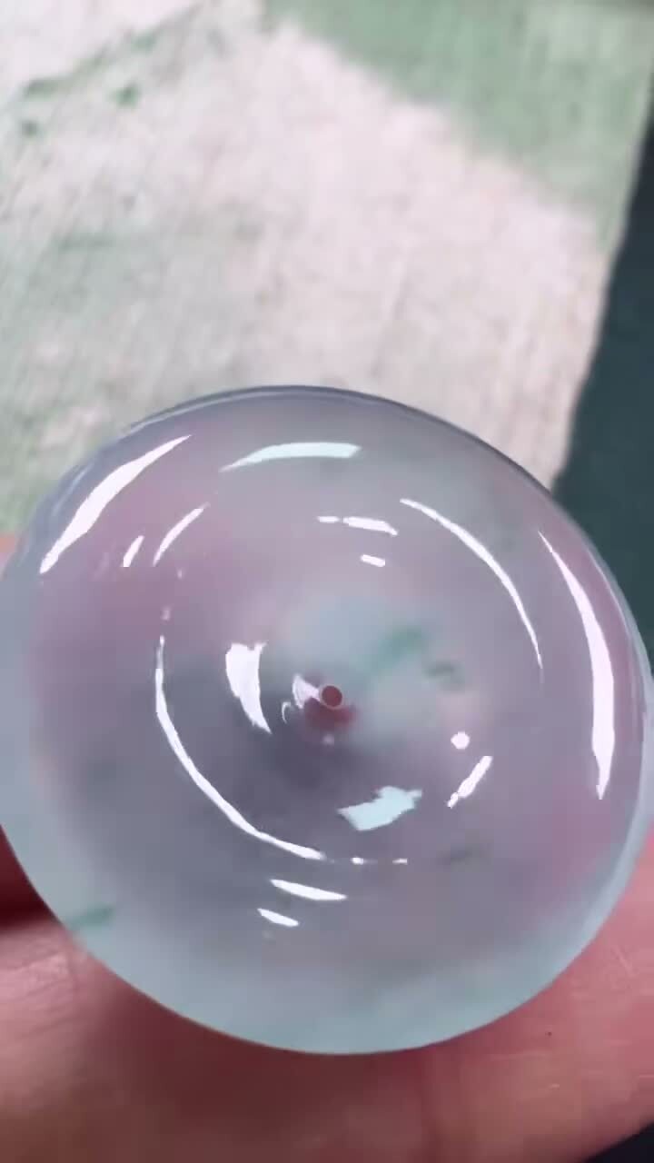 翡翠平安扣 (26.8mm直徑),天然翡翠A玉, 緬甸玉, Jade, Jadeite