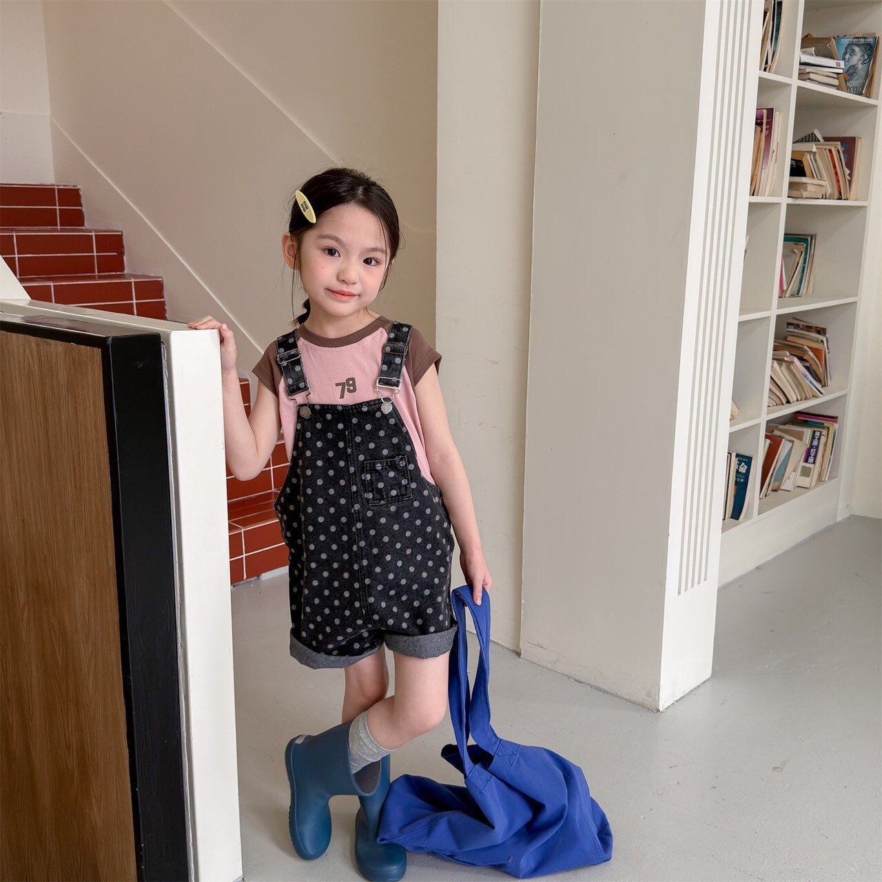 夏季來點點星星點綴吊帶褲ꕀꕀꕀ