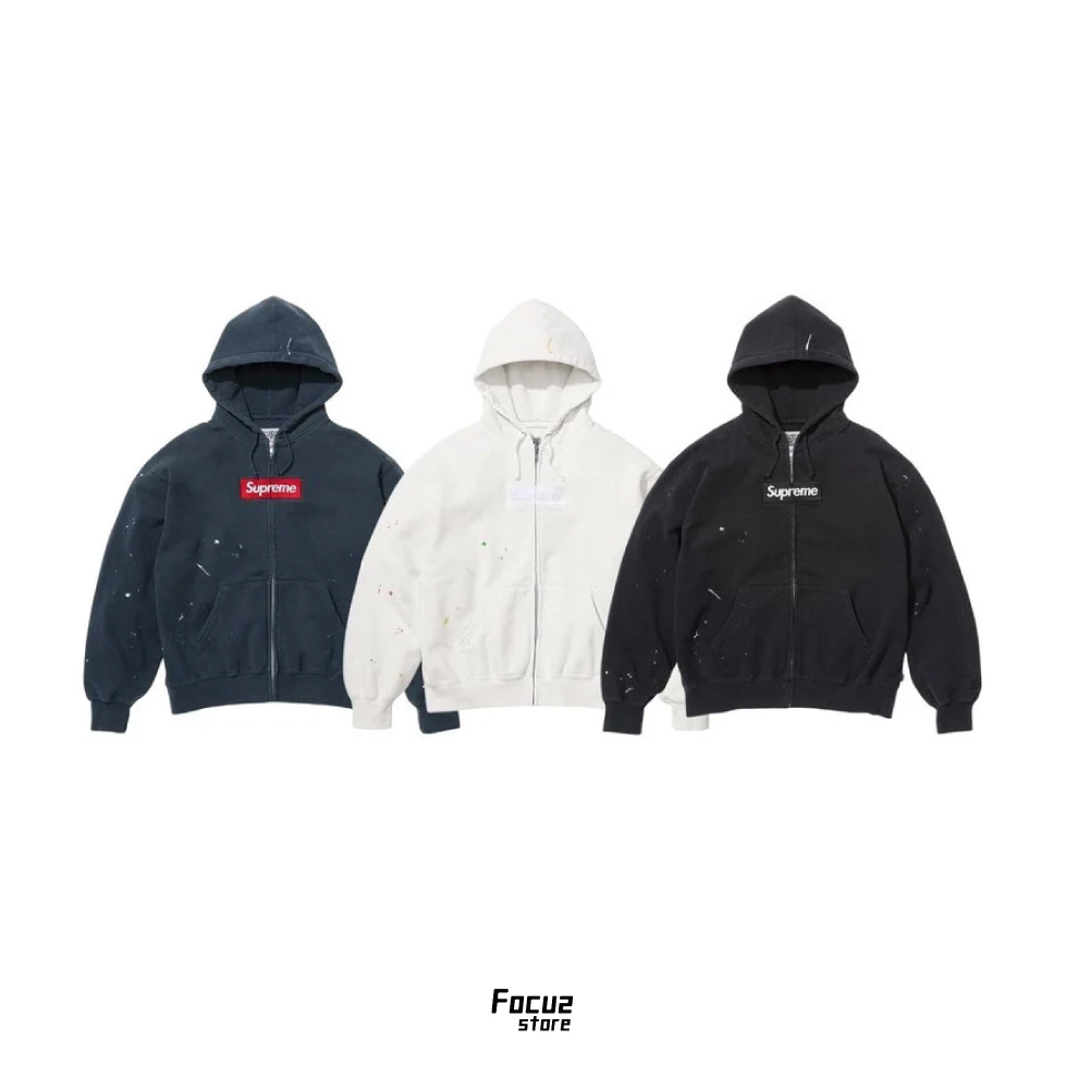 【Focus Store】預購 Supreme SS26 Week4 x MM6 Maison Margiela Box Logo Zip Up Hooded Sweatshirt 拉鍊外套 三色