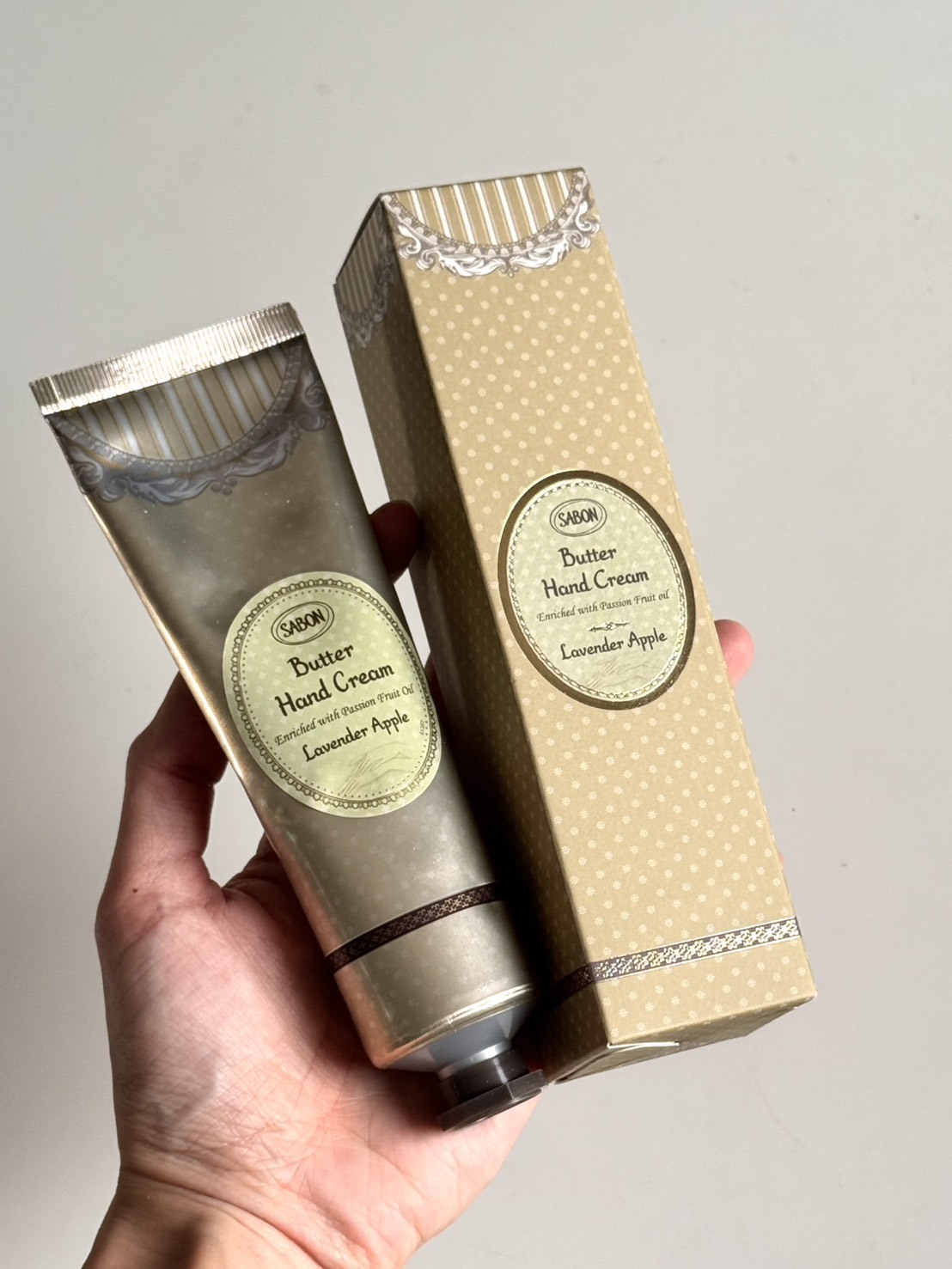 #現貨 買一送一 SABON 香蘋薰衣草極潤護手霜 75ml