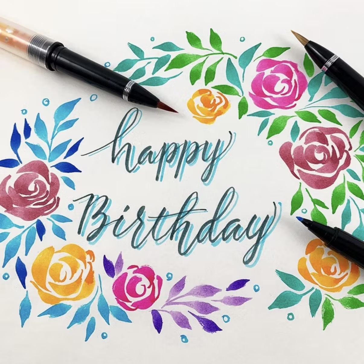 可填充空心筆 毛筆/ 軟筆刷 ｜日本吳竹 Kuretake