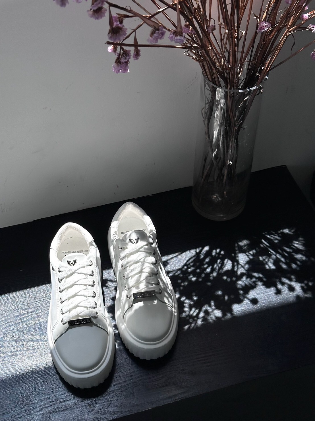 鋸齒餅乾情侶小白鞋