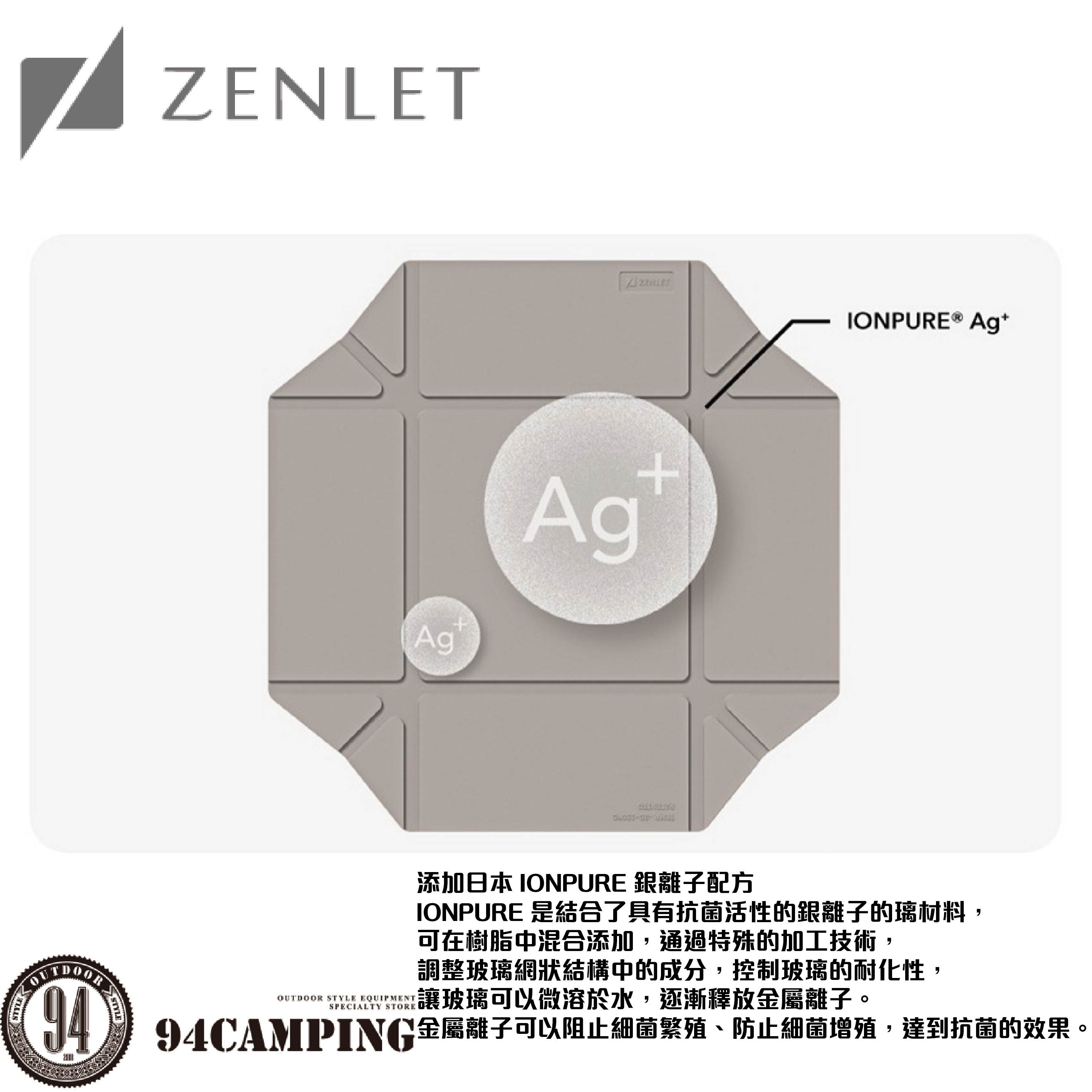 ZENLET｜折折盒 2 系列 Ｍ 榛果灰 靛藍灰 保鮮盒 收納盒