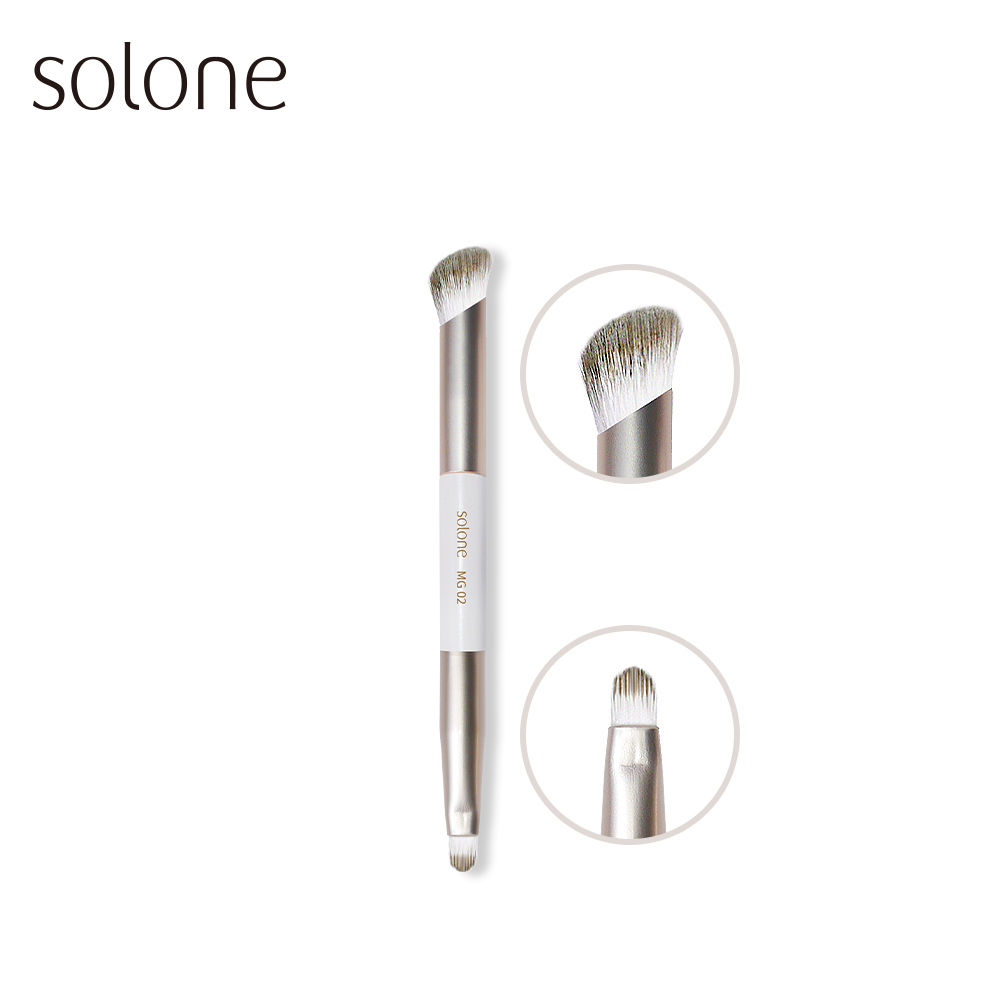 《現貨》SOLONE 袖珍訂製雙頭遮瑕刷／MG02