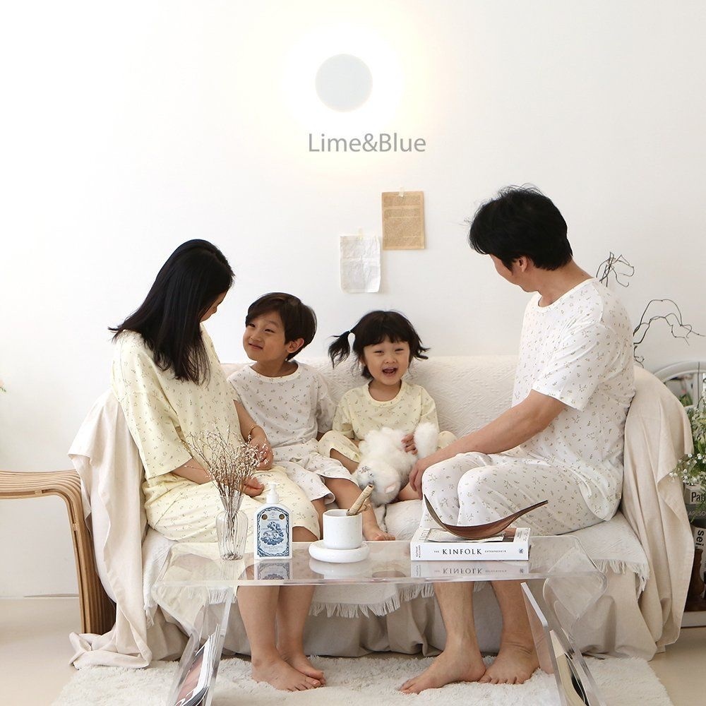 Lime&Blue Butter Floral Set（Adult）