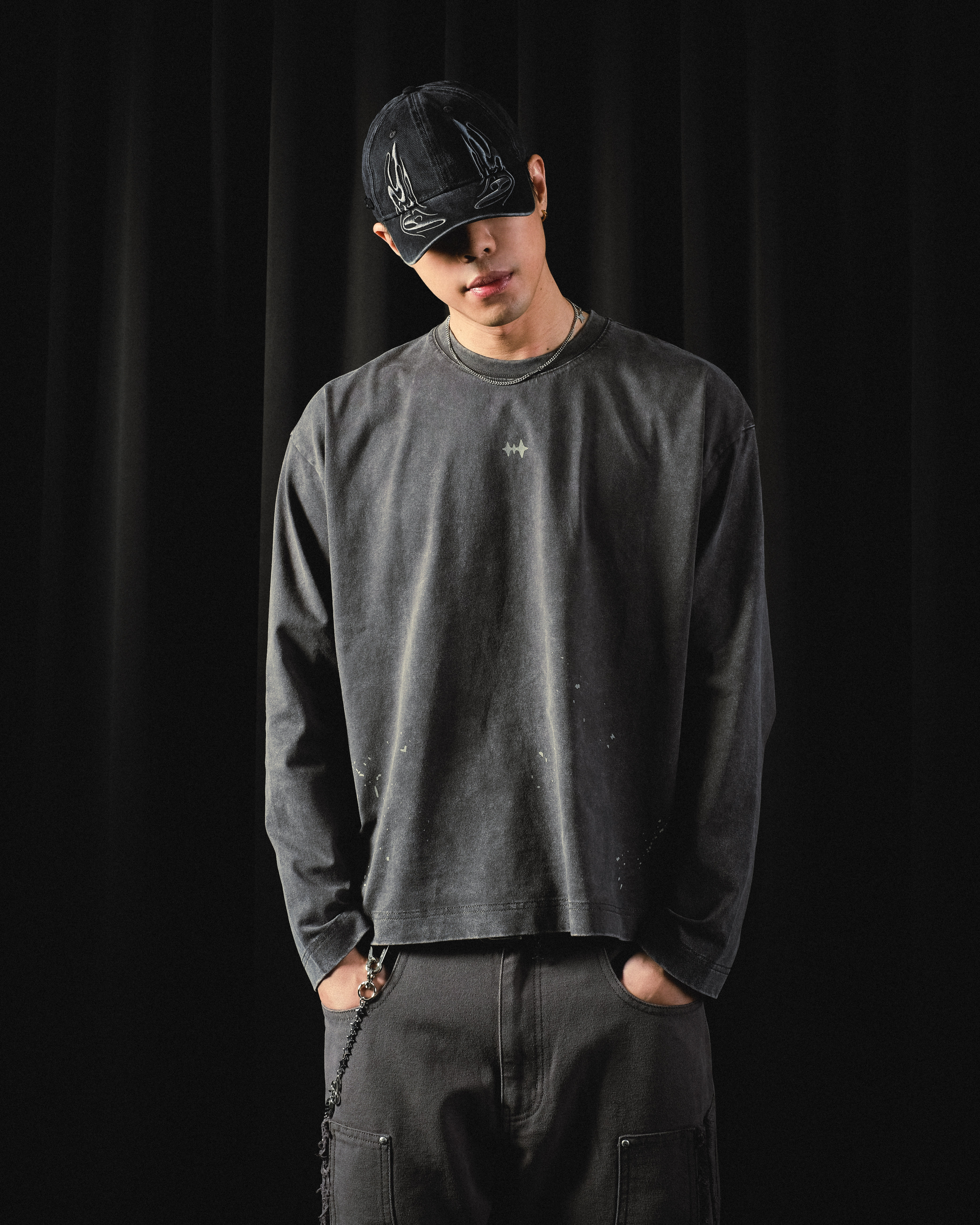 STARTING LINE L/S TEE - GREY