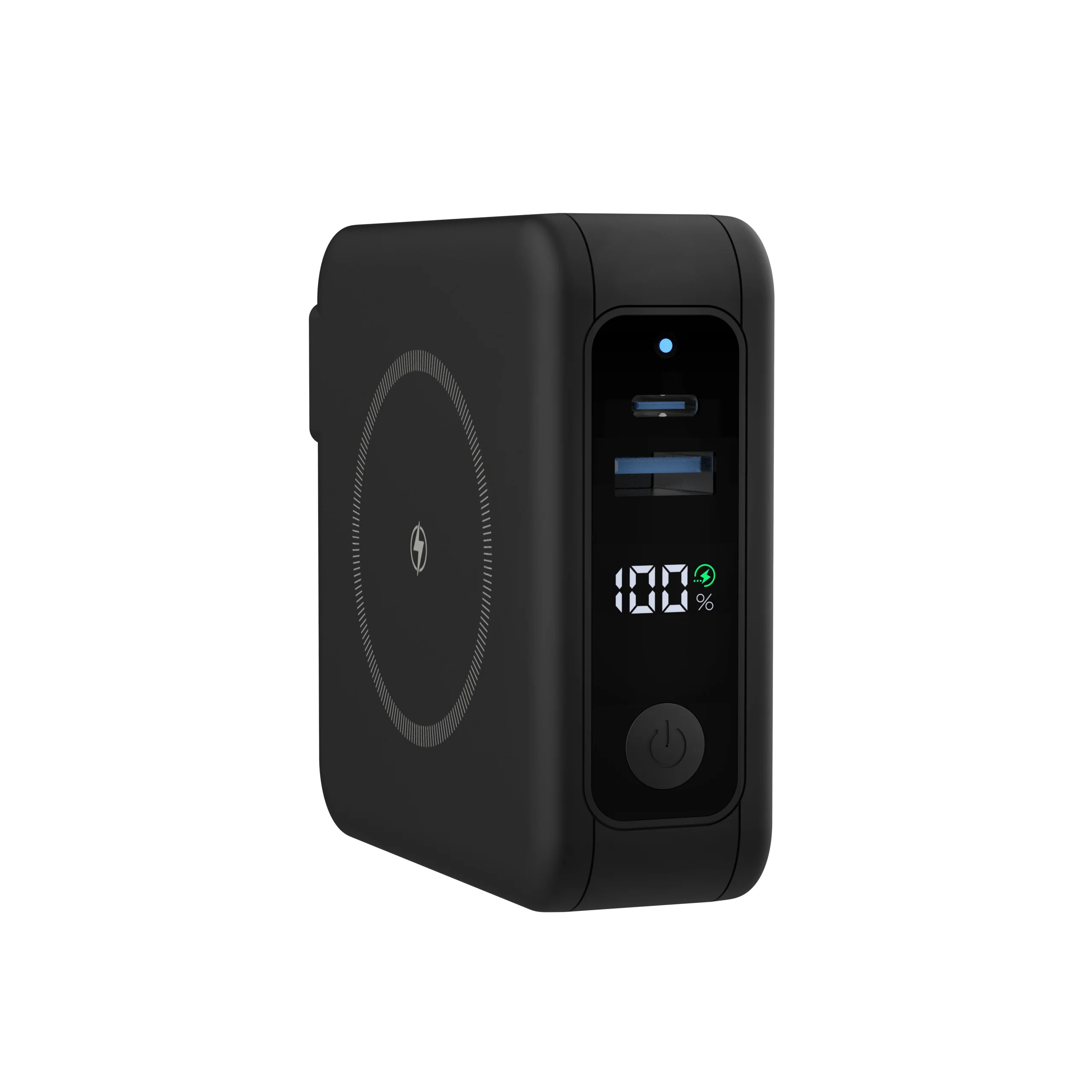 Vinnic PANGPOCHE 3合1 多功能10,000mAh磁吸充電器+旅行轉插 VPPB-TR10G1-BK