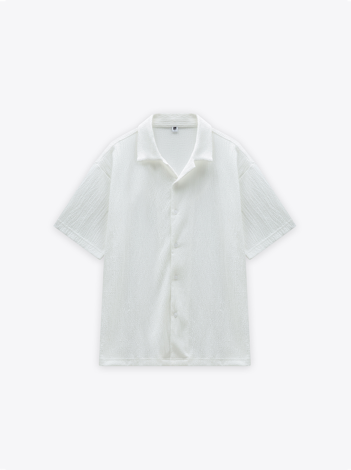 肌理感短袖襯衫