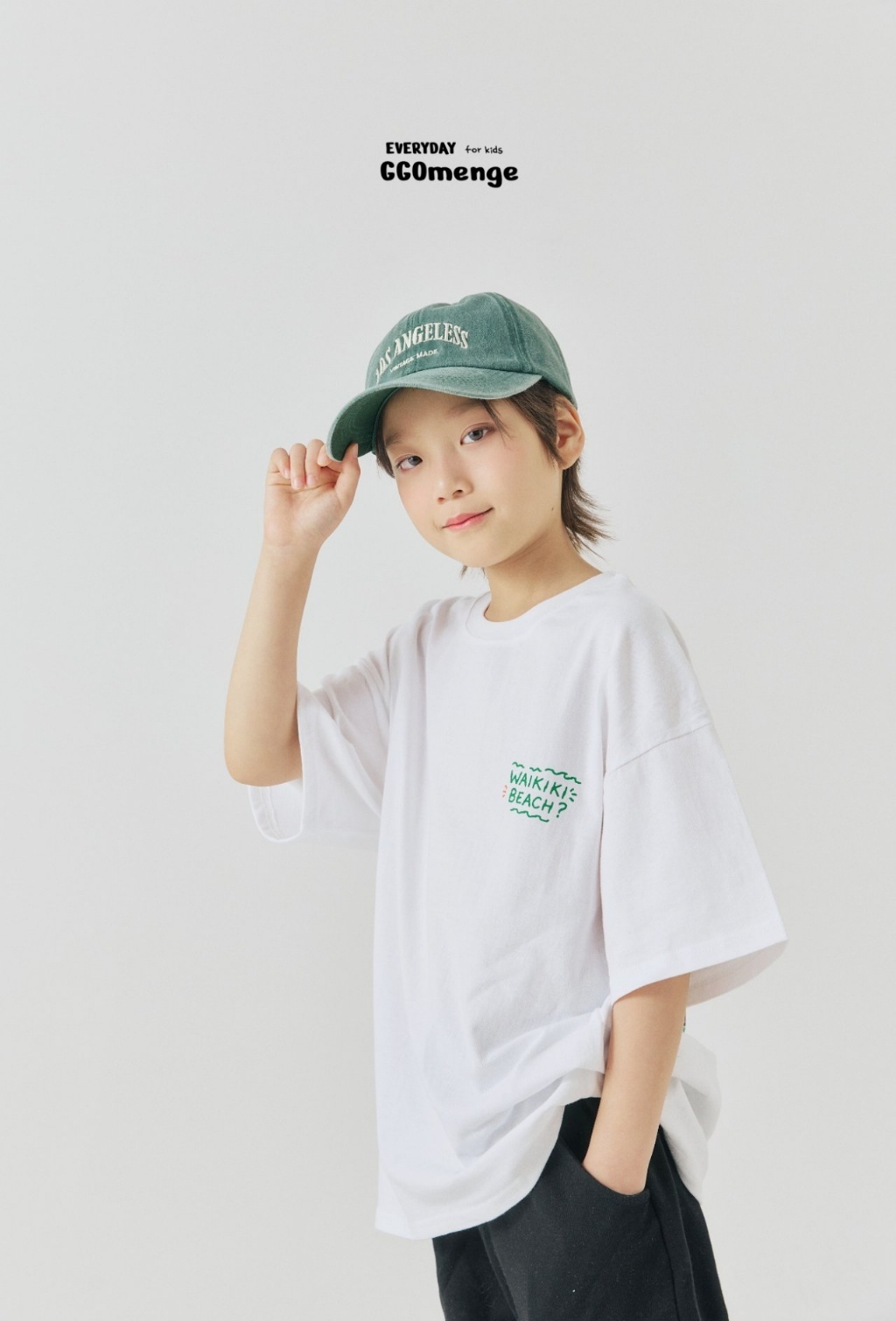 正韓夏Ggomenge 親子裝_兩色衝浪車車上衣