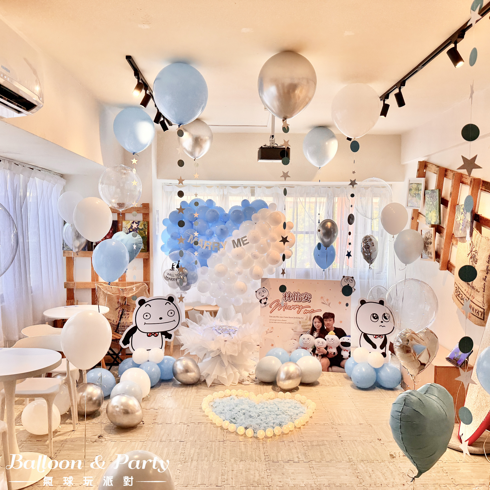 【餐廳】 依賴咖啡．藍白色系