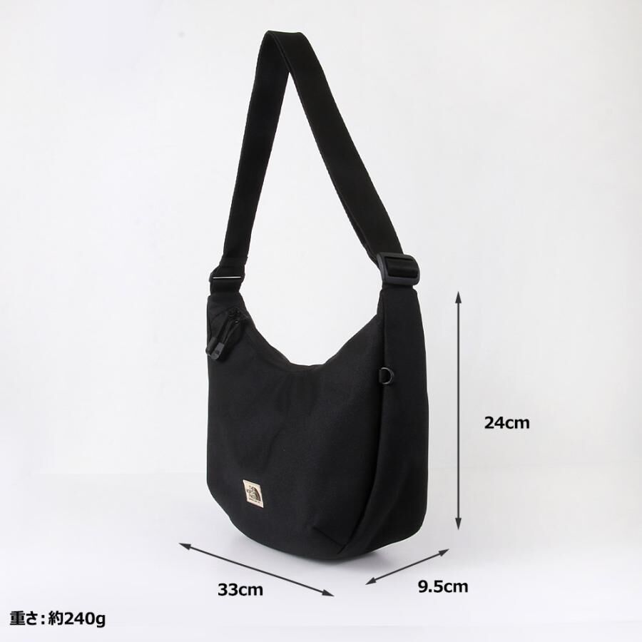 【代購】THE NORTH FACE STANDARD HOBO BAG S 防潑水半月包 黑色 NN2PR54J