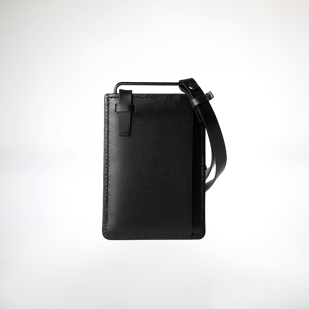 the FRAME雙層證件套/霧黑/黑框