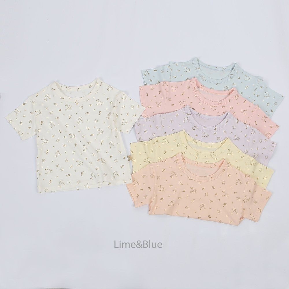 Lime&Blue Butter Floral Set（Kids）