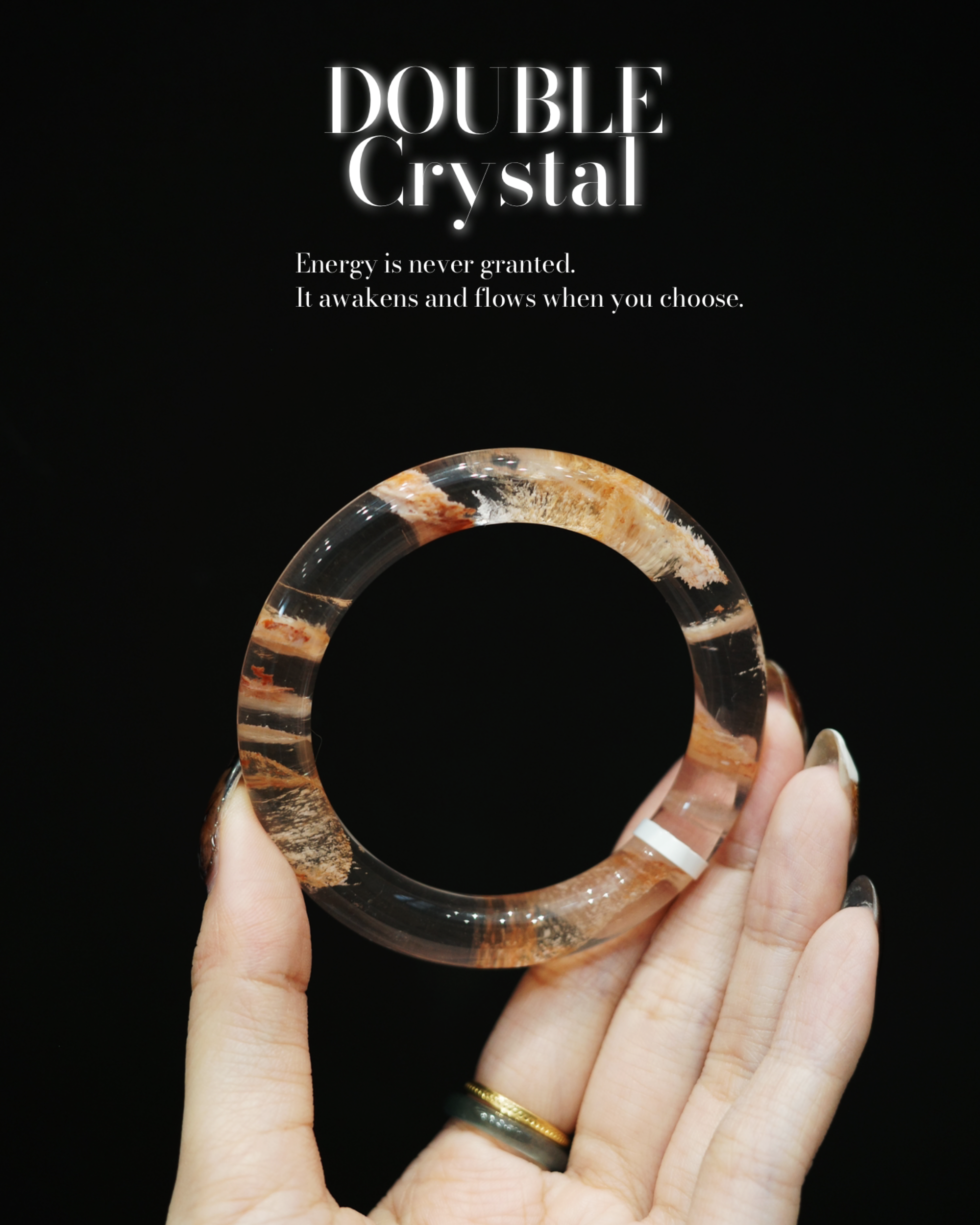 冰封的日出｜橙紅雪花幽靈｜56圈口