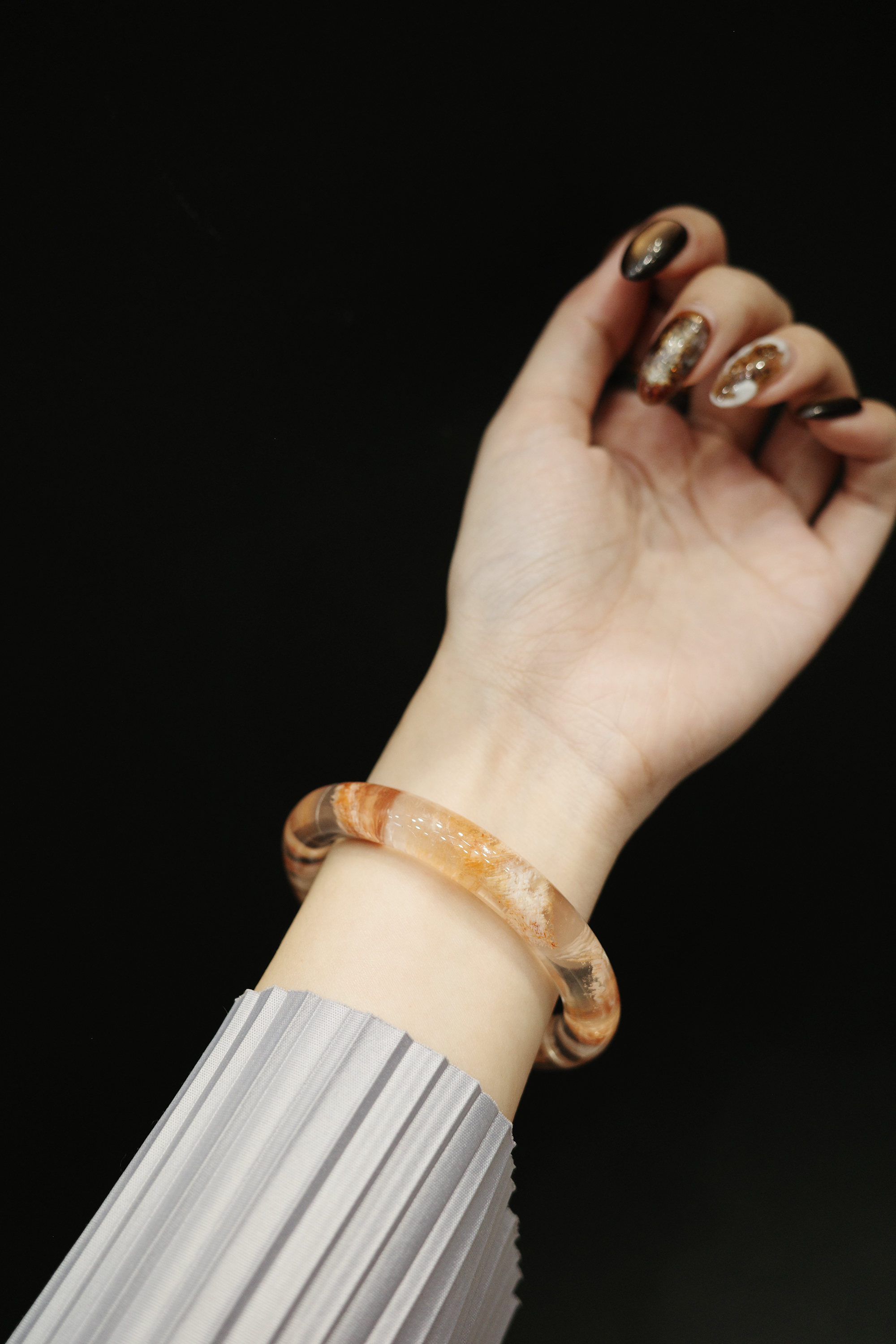 冰封的日出｜橙紅雪花幽靈｜56圈口