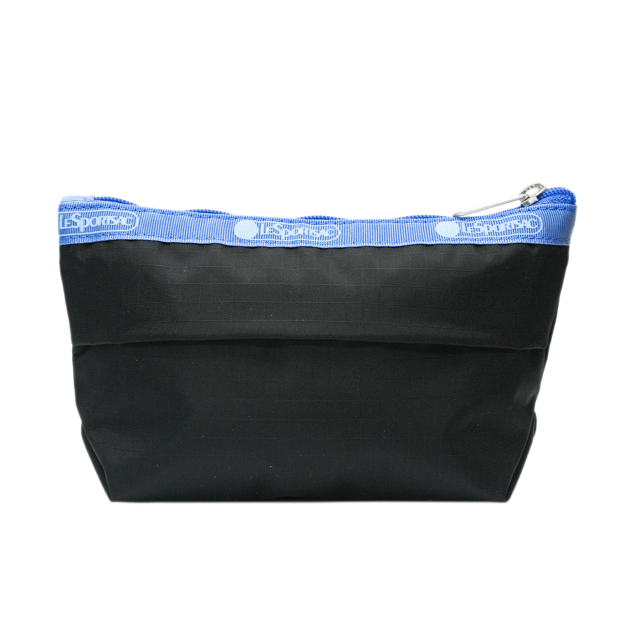 小梯形化妝包 (RECYCLED BLACK W/BLUE)