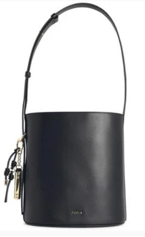 [U] FURLA STUCCO GRAY WB0038600164X00A0054JUX DANAE S BUCKET BAG - VITELLO SIDNEY, 8050597402550 (UF327)