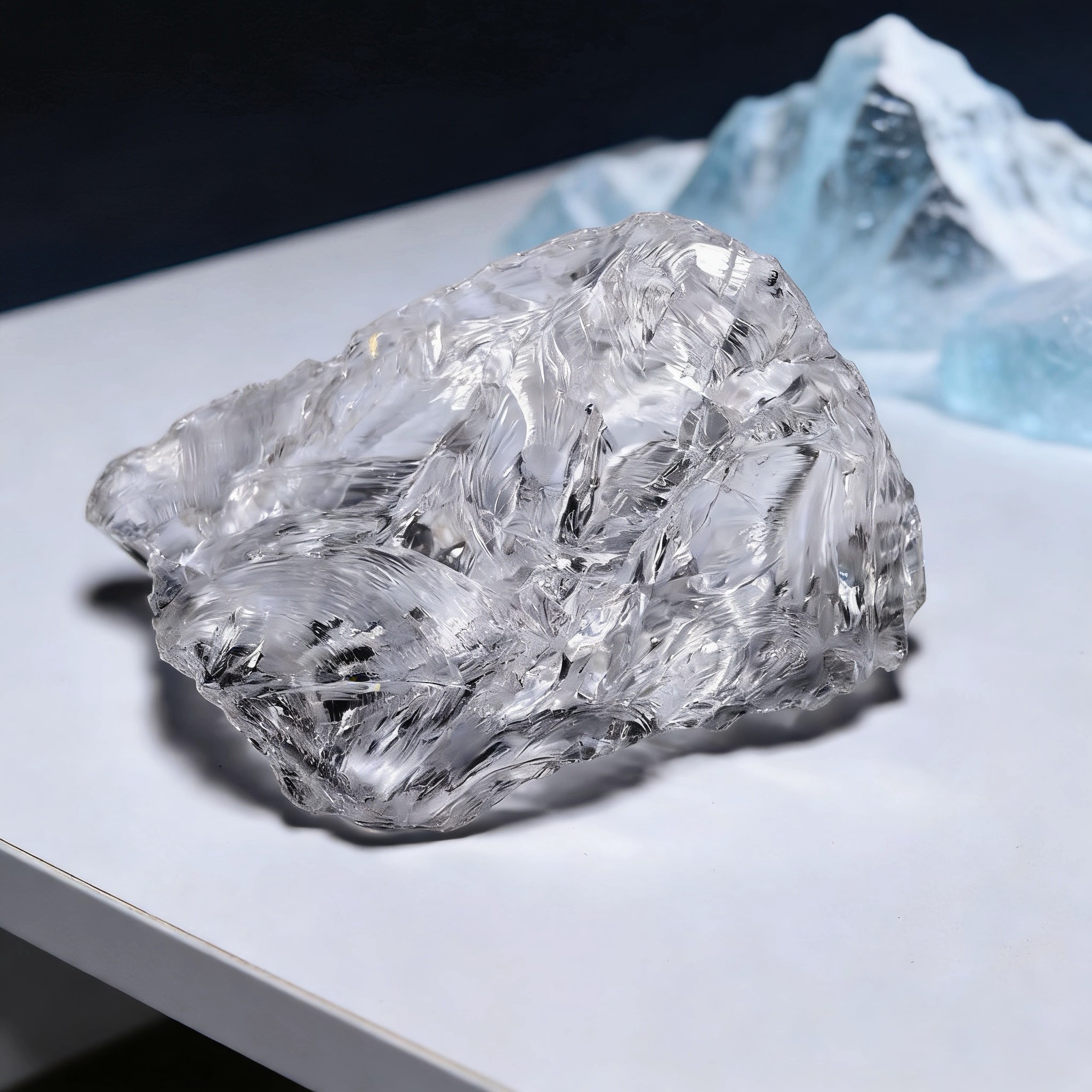 白阿賽原石257.7g