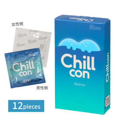 JEX - Chill Con 涼感舒緩啫喱 乳膠安全套 12片裝